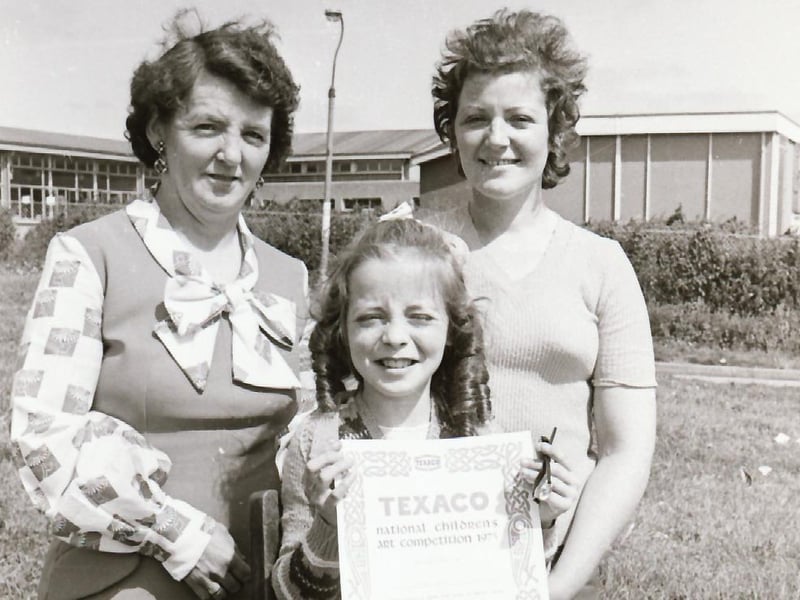 Margaret Carlin, Holy Child Art winner.