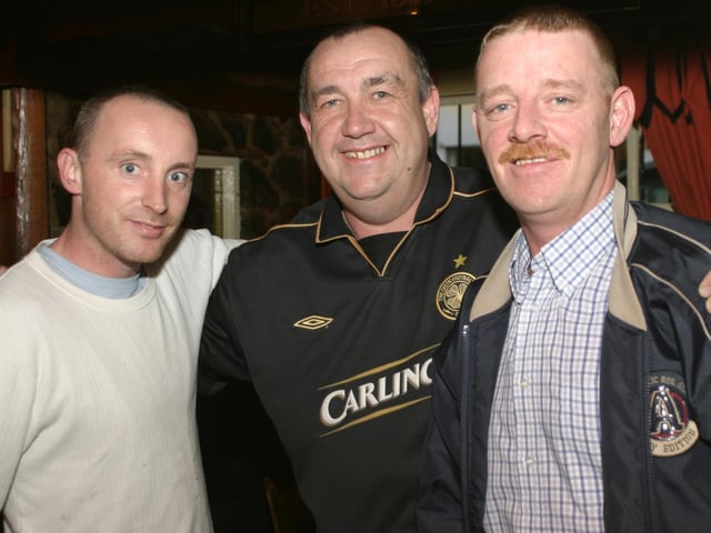 Declan Smith, Terry O'Hagan and Charlie Mullan. :.