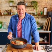 Jamie Oliver with Pork Meatloaf spaghetti