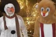 Frosty the Snowman and Rudolf the Rednosed Reindeer getting ready for Christmas at Cromore.