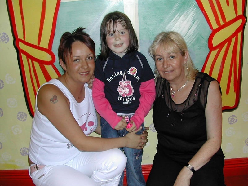 Derry people partying in September 2003