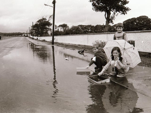 Flooding at Bridgend, Inch and Buncrana areas.