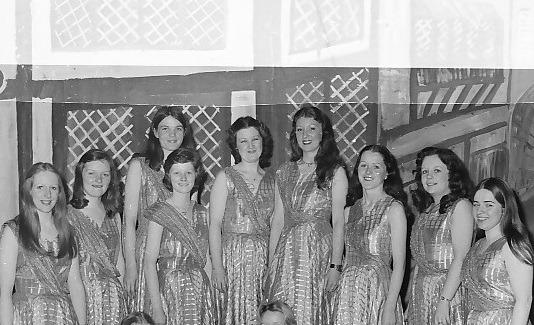 Specialist dance artists at the Babes In The Woods pantomime rehearsals at St Mary's Hall, Creggan.