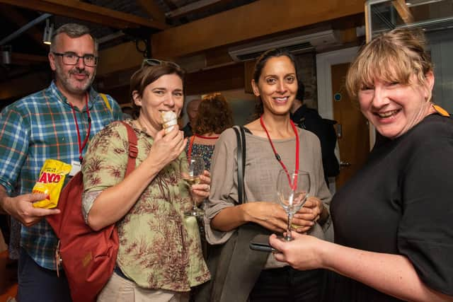 Delegates from the Irish Museums Association Conference at a reception in the Tower Museum as they attend theor annual Conference in Derry. Picture Martin McKeown. 08.09.23