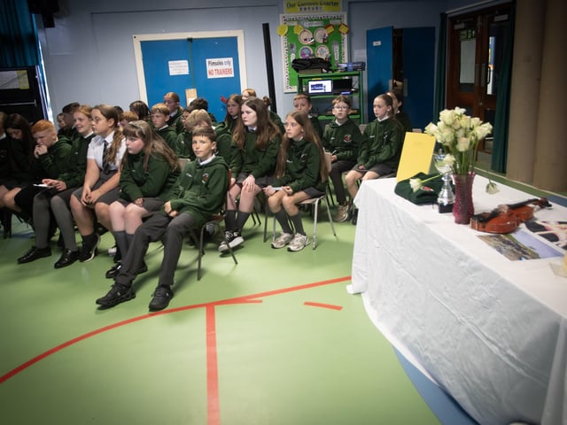 P7 Pupils Sign Off at Greenhaw PS! Jim McCafferty Photography