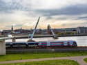 The Belfast train leaves Derry.