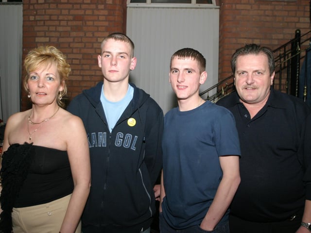 Pictures of Derry people partying in November 2003