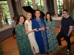 Úna pictured with Ann Cullen, Bronagh Cullen, Moya McDevitt and Joseph Cullen.