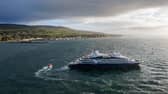 Inaugural call of Ponant, Le Lapérouse in Greencastle.