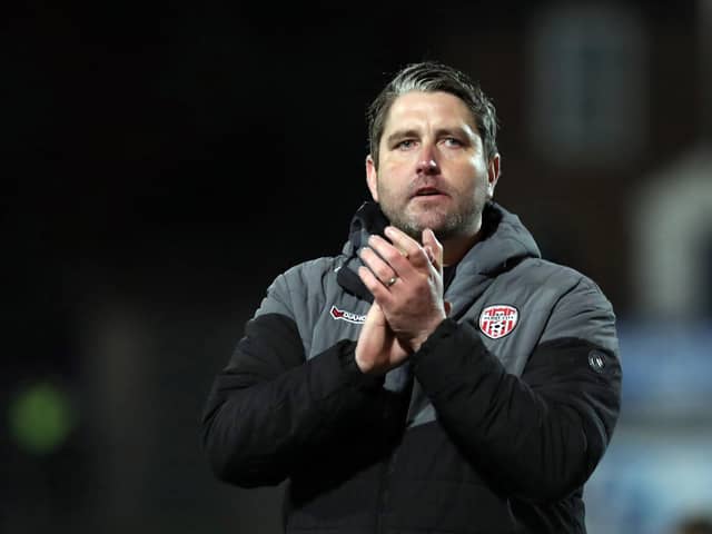 Derry City manager Ruaidhri Higgins has left the club.