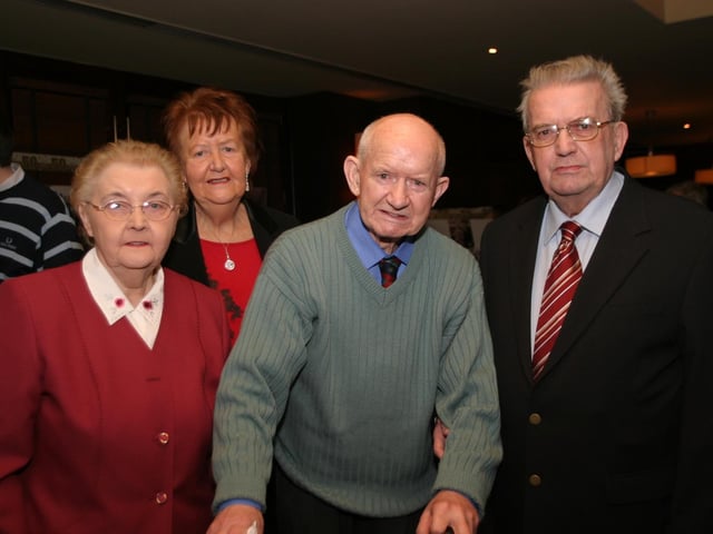 Olive and Bertie Barrett celebrating their 50th anniversary.