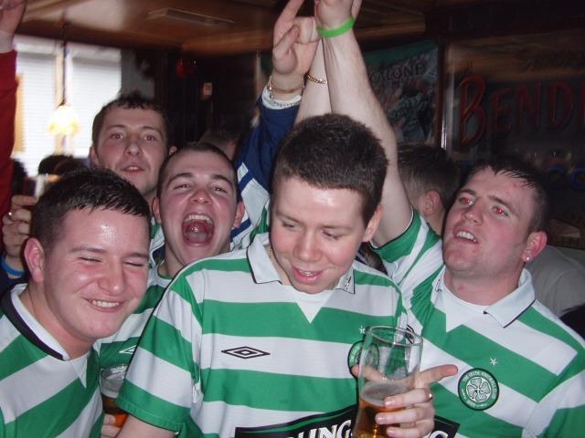 OLYMPUS DIGITAL CAMERA : Pictured are people enjoying the St Patrick's Day celebrations in Derry 20 years ago on March 17, 2005.