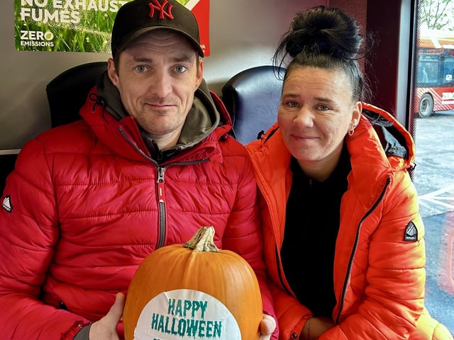Translink Hallowe'en pumpkin surprise delights bus and rail passengers