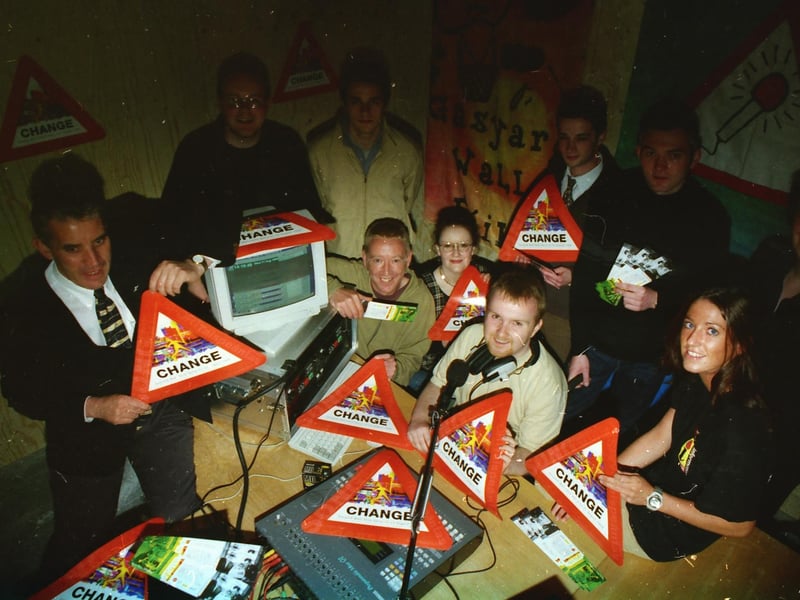 The launch of Radio Féile.