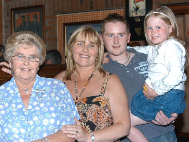 May Donnelly celebrating with friends and family.