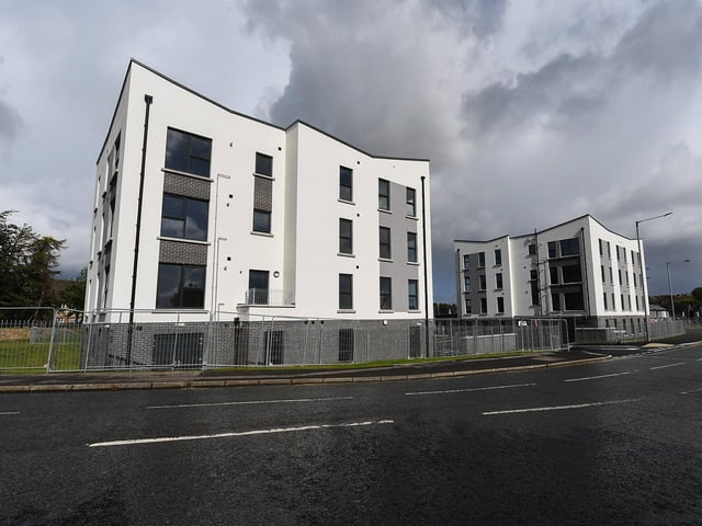 Social housing development adjacent to Templemore Roundabout. Photo: George Sweeney