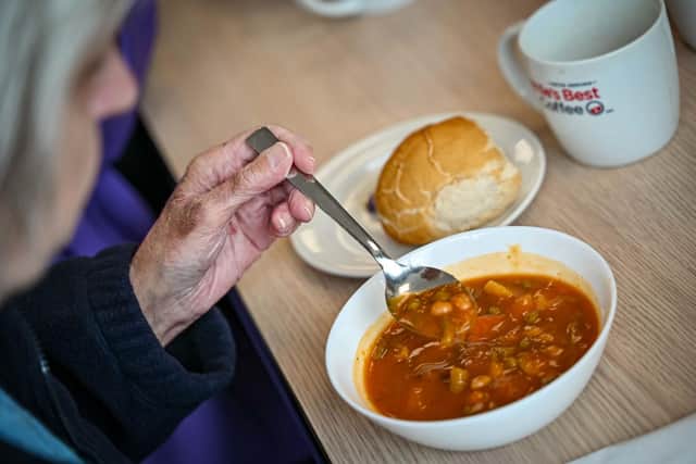 Asda is offering soup, a roll and tea and coffee for £1