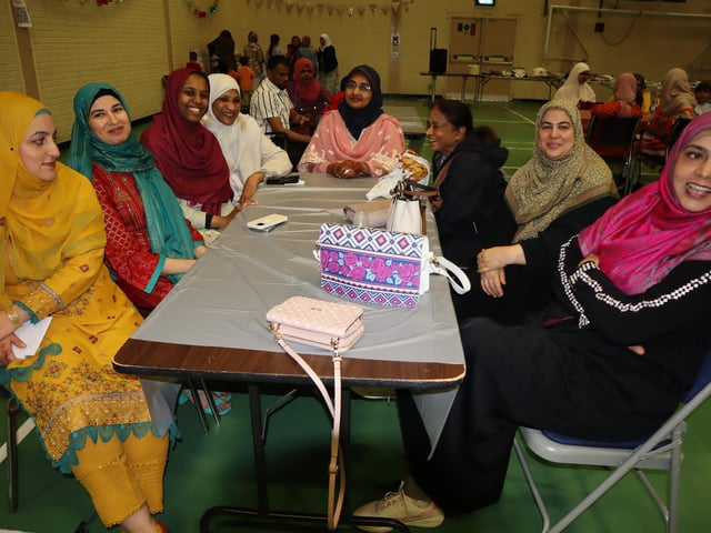 Ladies enjoying the Eid al-Adha celebrations at Templemore Sports Complex