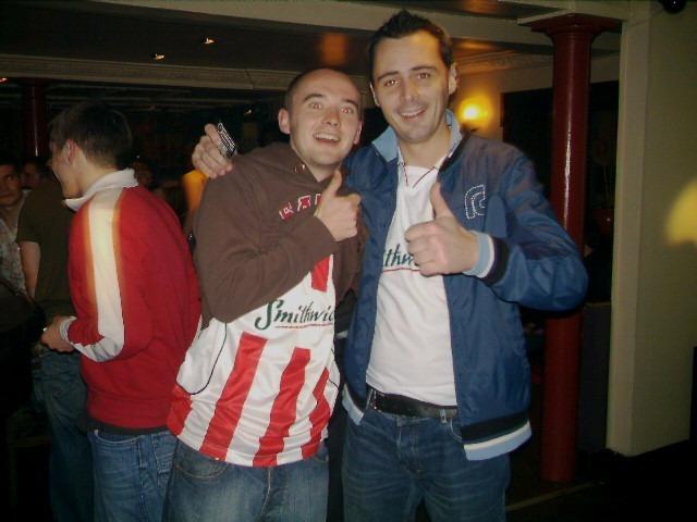 Revellers enjoying a night out in Sugar nightclub in late October, 2005.