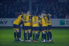 Derry City players left it all on the pitch at Richmond Park. Photo by Kevin Moore.