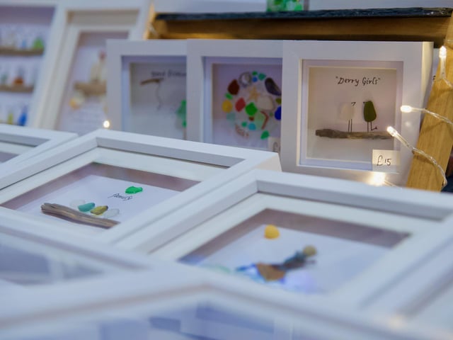 Wild Atlantic Sea Art's products on display.