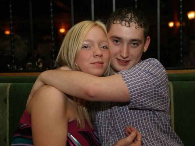 Pictures of Derry people partying in November 2003