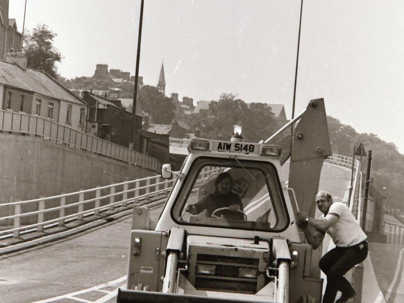 The LEcky Road flyover opened in June 1975.