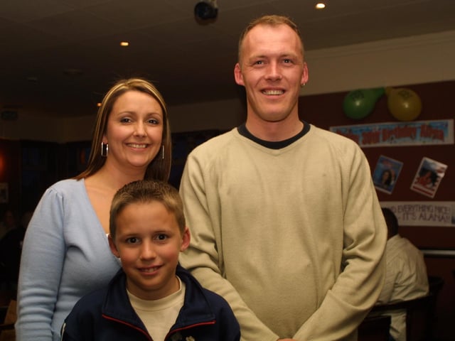 Alana with Karl and Joe Bradley at Pitchers
