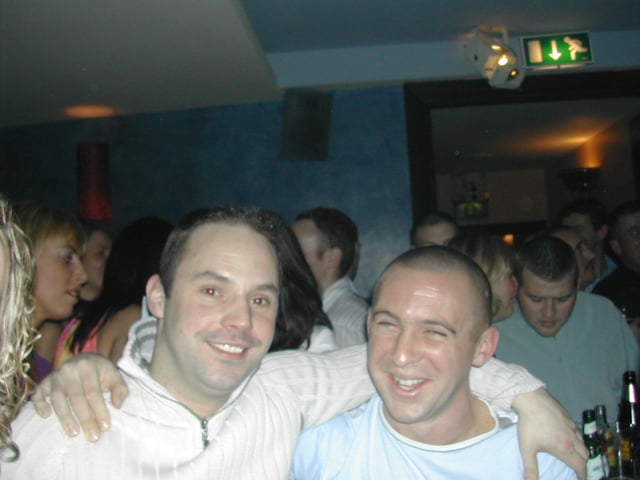 Derry people partying in Da Vinci's in November 2003