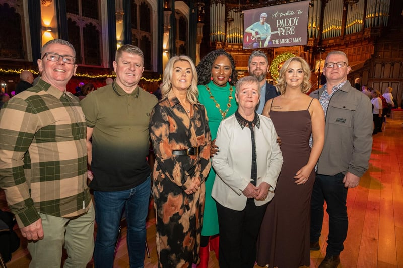 The Mayor Councillor Lilian Seenoi-Barr hosted a concert in the Guildhall in memory of the late Paddy Tyre in aid of her chosen Mayoral Charity BUD Club and Foyle Down Syndrome Trust. Picture Martin McKeown. 05.12.24