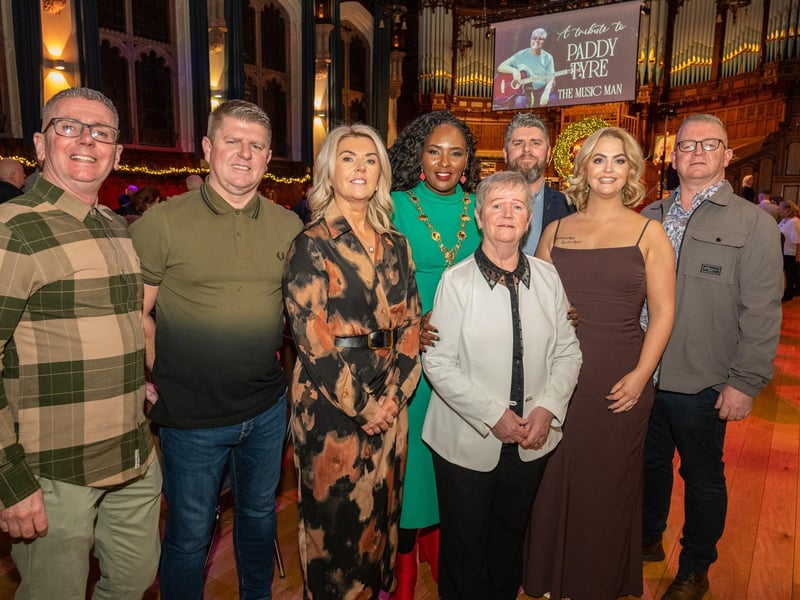 The Mayor Councillor Lilian Seenoi-Barr hosted a concert in the Guildhall in memory of the late Paddy Tyre in aid of her chosen Mayoral Charity BUD Club and Foyle Down Syndrome Trust. Picture Martin McKeown. 05.12.24