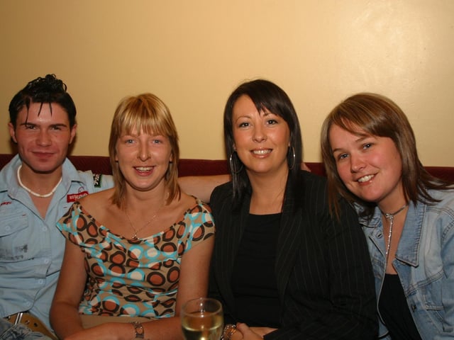 Party celebrations back in 2004: Ellen Dillon.