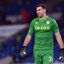 Aston Villa goalkeeper Emiliano Martinez played a major role in Argentina's World Cup success in Qatar. Picture by Neil Hall/PA Wire.