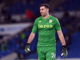 Aston Villa goalkeeper Emiliano Martinez played a major role in Argentina's World Cup success in Qatar. Picture by Neil Hall/PA Wire.