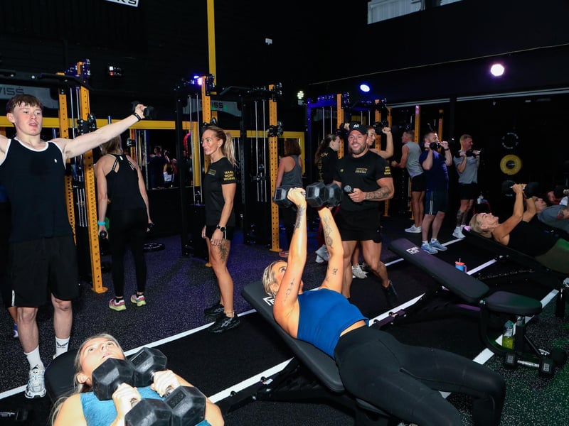 The Opening of Hard Work Works Gym in Ballinaska Business Park on Sunday morning. (Photo - Tom Heaney, nwpresspics)