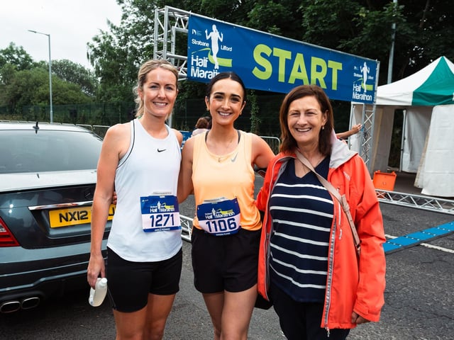 Angela McNamee, Shauna Flynn and her mum Teresa. 