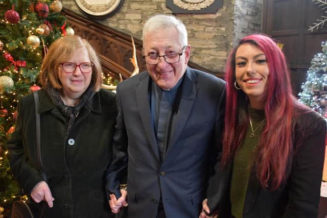 The newly retired Dean of Derry Very Rev. Raymond Stewart with his family following his retirement.