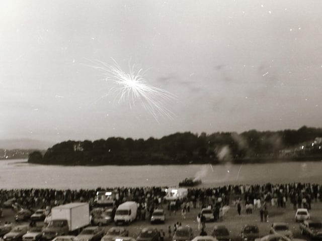Foyle Festival fireworks display.