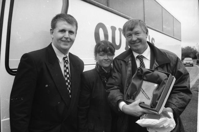 Alex Ferguson in Derry.