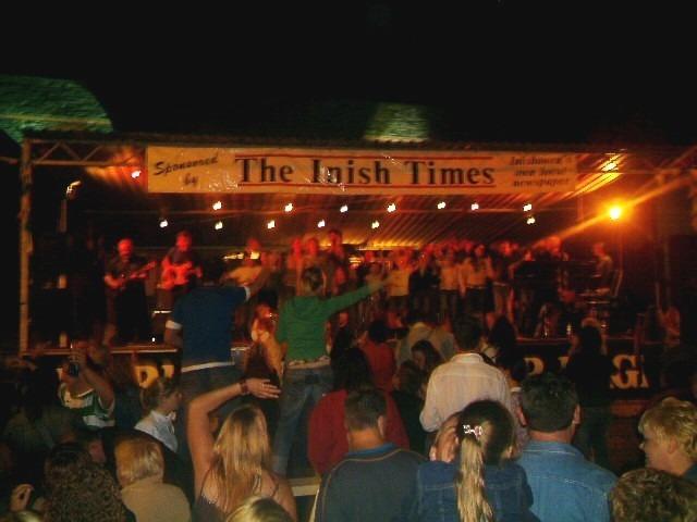 The biggest festival in the Northwest, the Clonmany Festival, back in 2005.