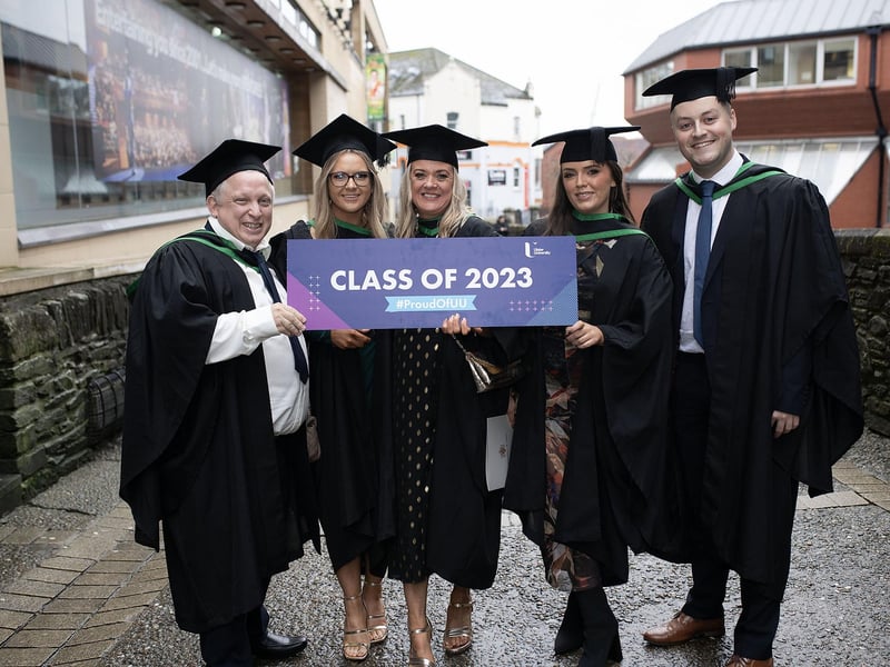 Winter graduations in Derry.
