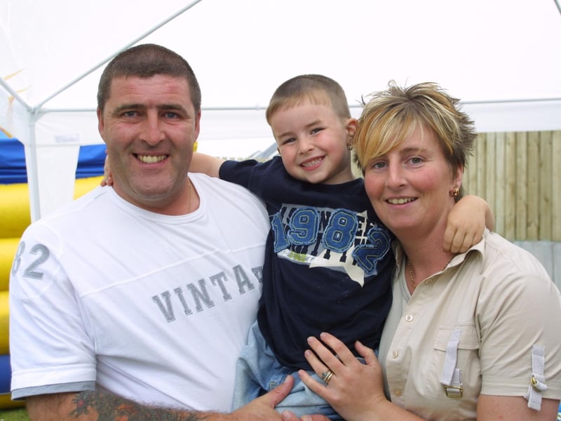 Pictures of birthdays, fundraisers and pub outings in July 2003