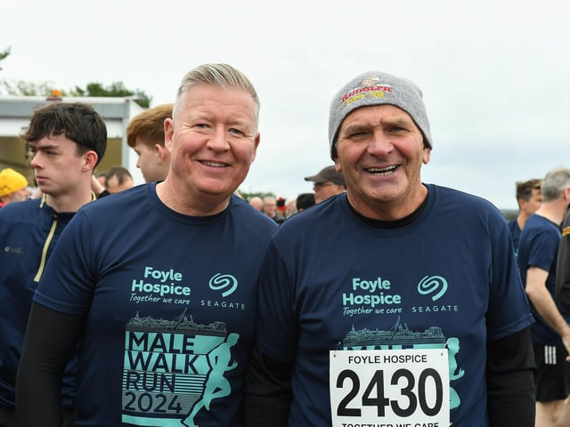 Foyle Hospice Run/Walk participants.  Photo: George Sweeney