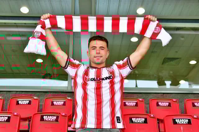 Derry City's newest recruit Adam Frizzell comes highly recommended.