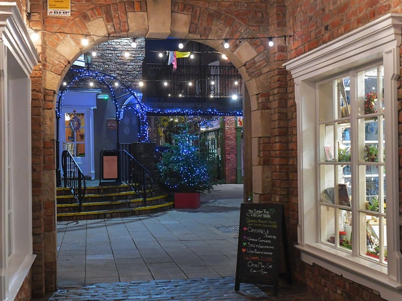 Christmas lights in Derry. Photo:George Sweeney