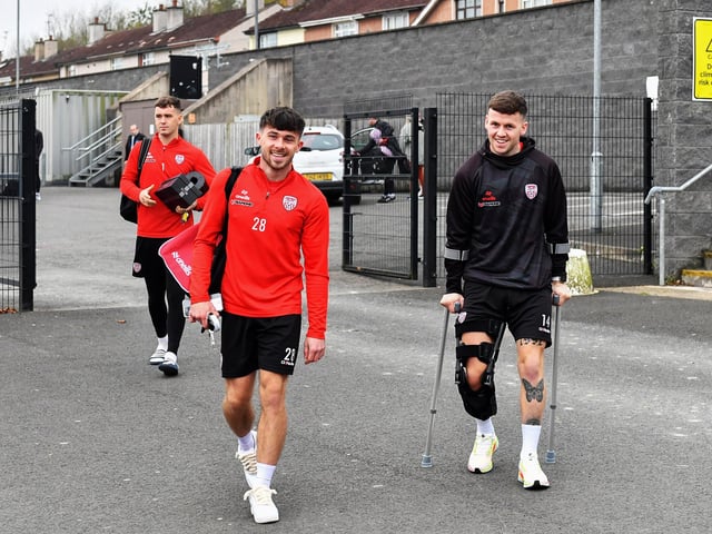 Brian Maher, Adam O’Reilly and Ben Doherty.  Photograph: George Sweeney