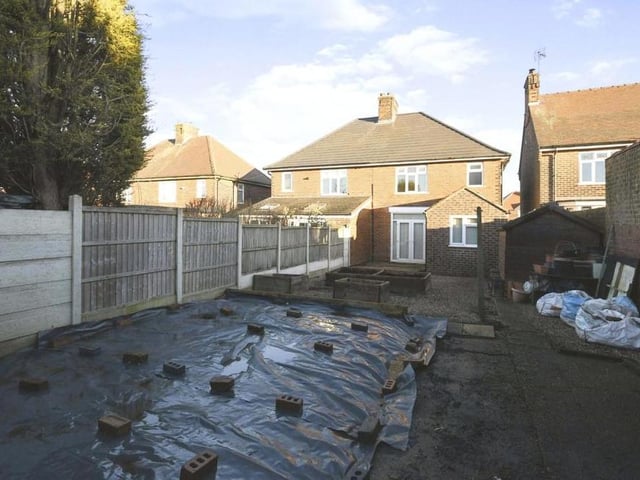 Another view of the back garden, which offers plenty of size and scope for numerous uses.