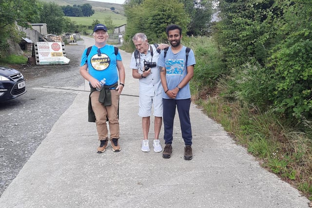 Martin Porter, Danny McLaughlin and Sreejesh Derry and India