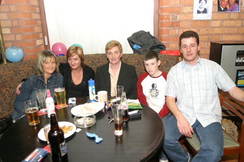 Derry people enjoying parties in 2004. Lily Whoriskey