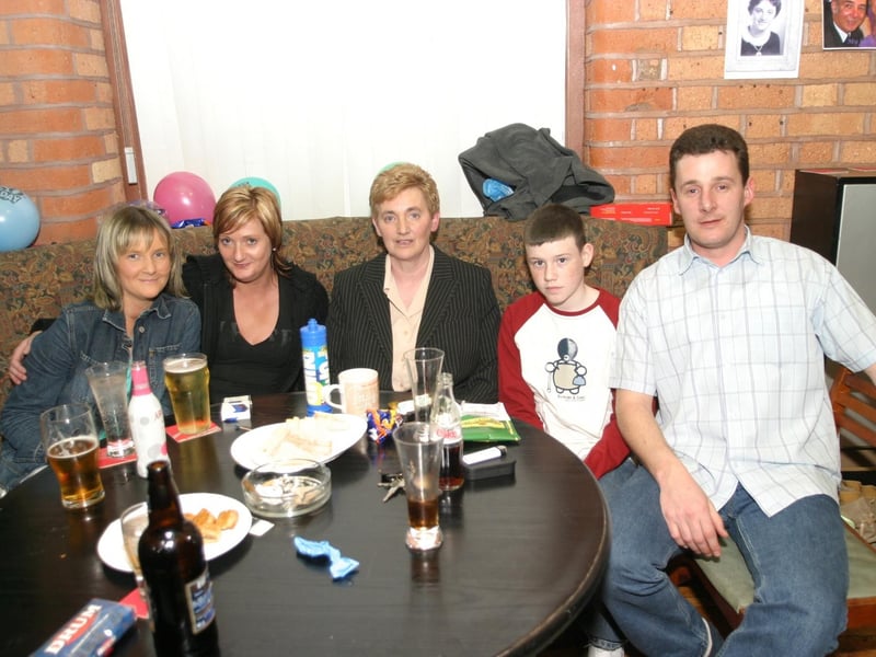 Derry people enjoying parties in 2004. Lily Whoriskey